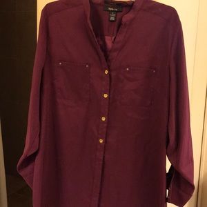 Burgundy Blouse